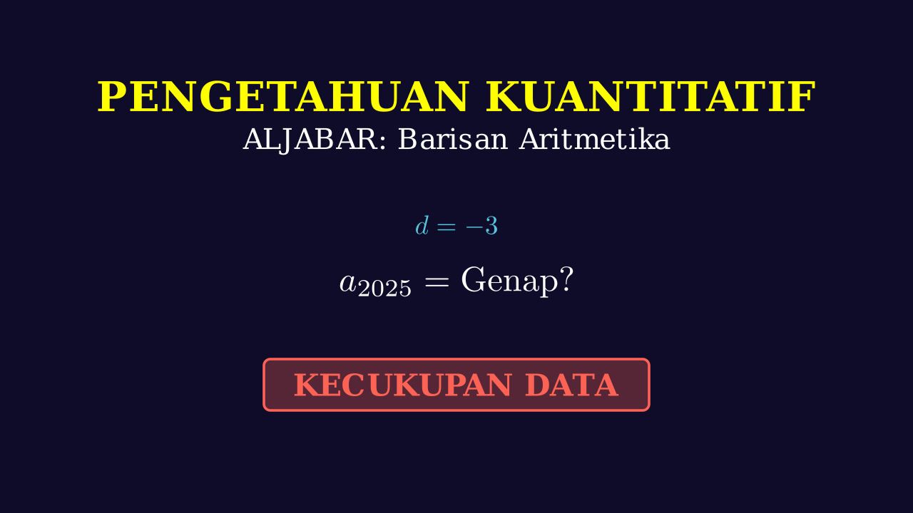 Barisan Aritmetika: Analisis Ganjil Genap