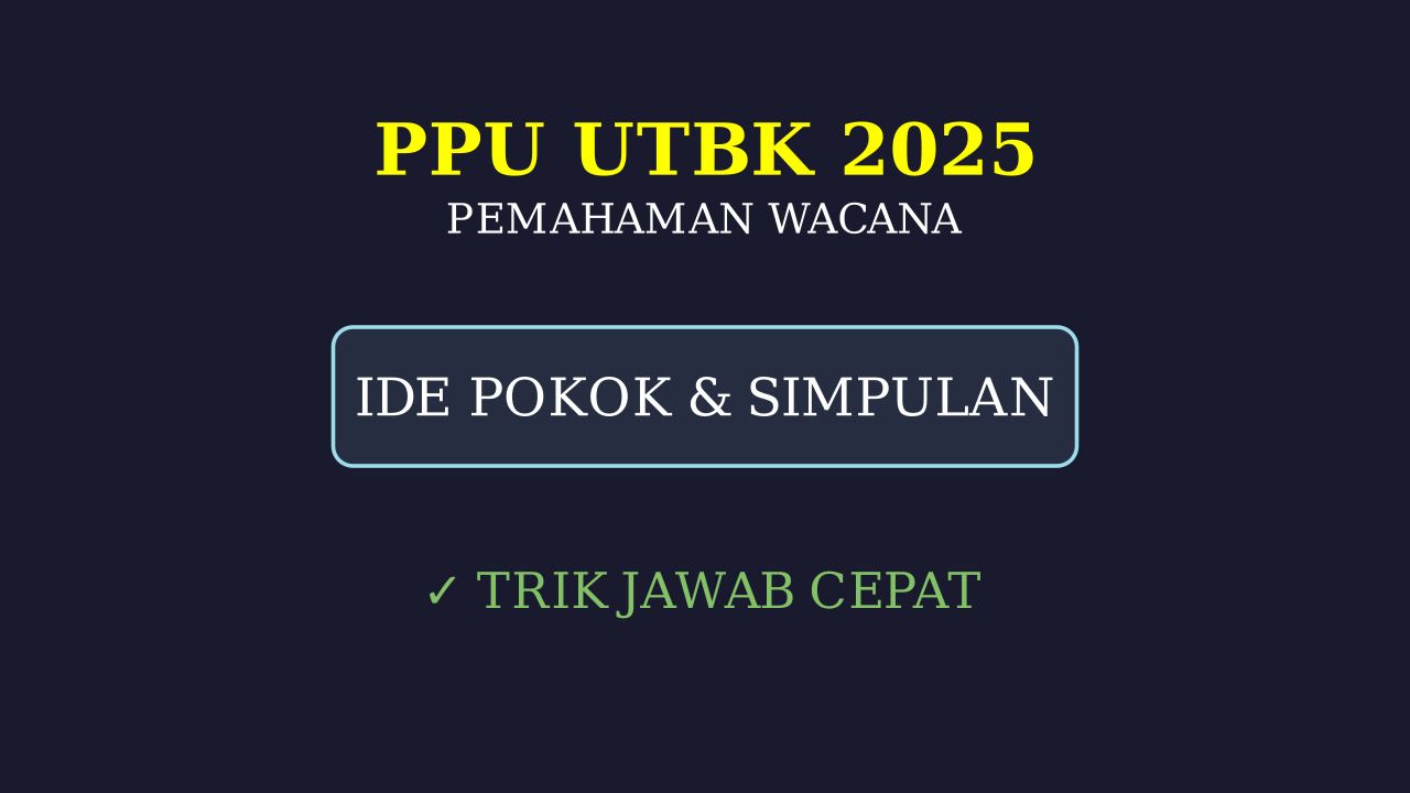 Persiapan UTBK: Strategi Lolos
