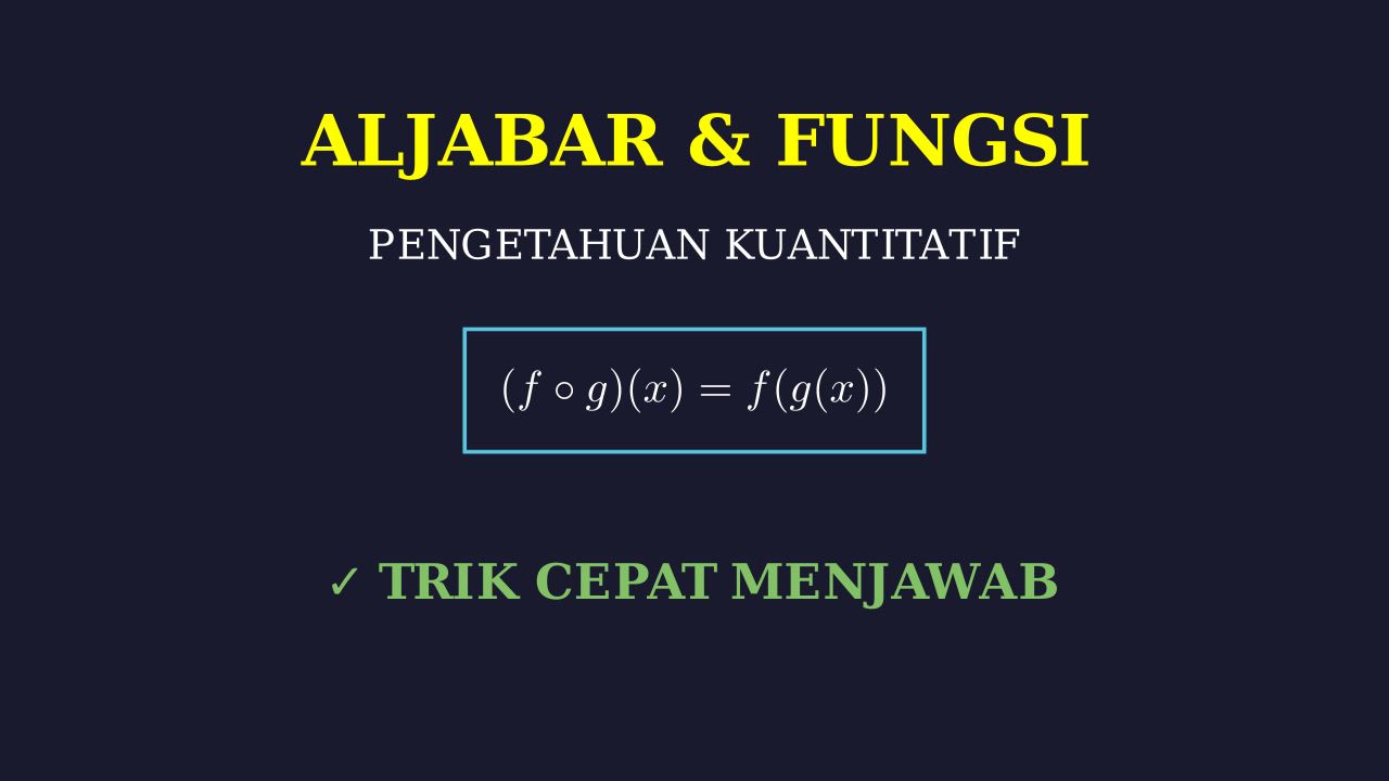 Penjelasan dan Jawaban Soal
