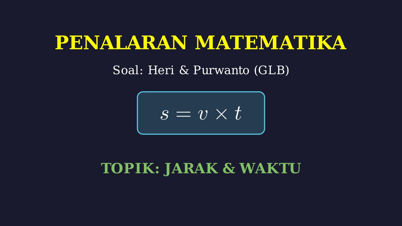 Gerak Lurus Beraturan: Heri dan Purwanto