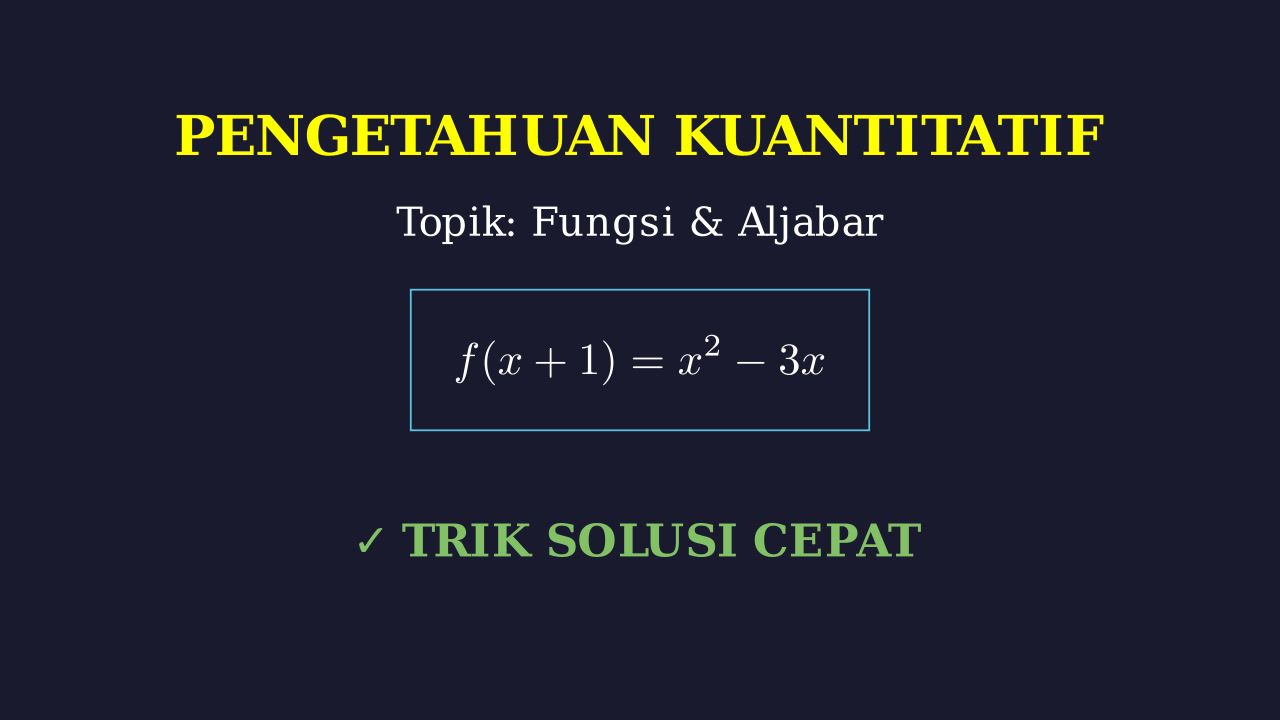 Langkah Penyelesaian Soal Matematika P