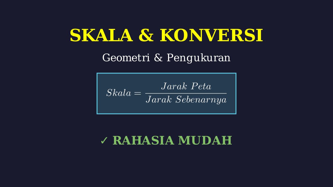 Skala Peta & Konversi Satuan Panjang