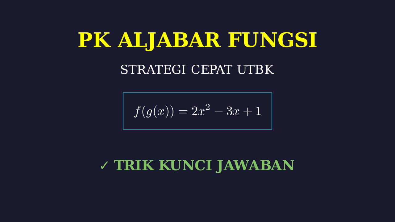 Strategi Menjawab UTBK: Analisis Kunci Jawaban