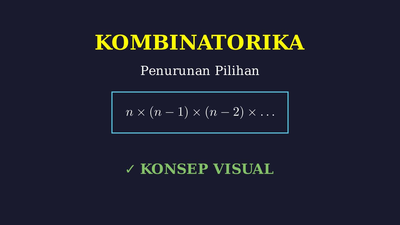 Permutasi Tanpa Pengulangan