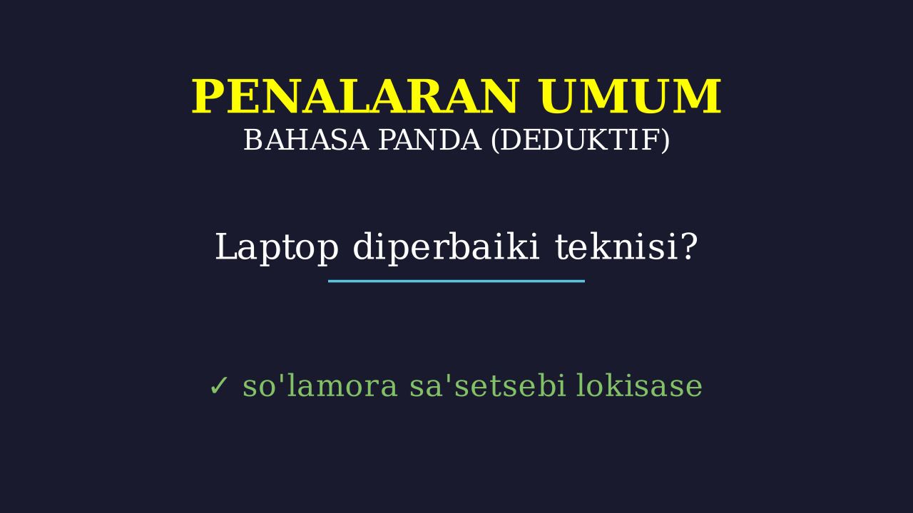 Pola Kalimat: Bahasa Sesotho