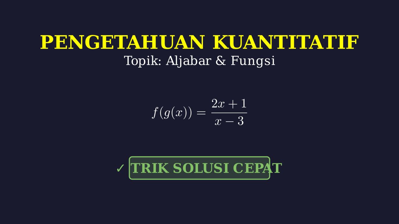 Konsep Dasar Aljabar