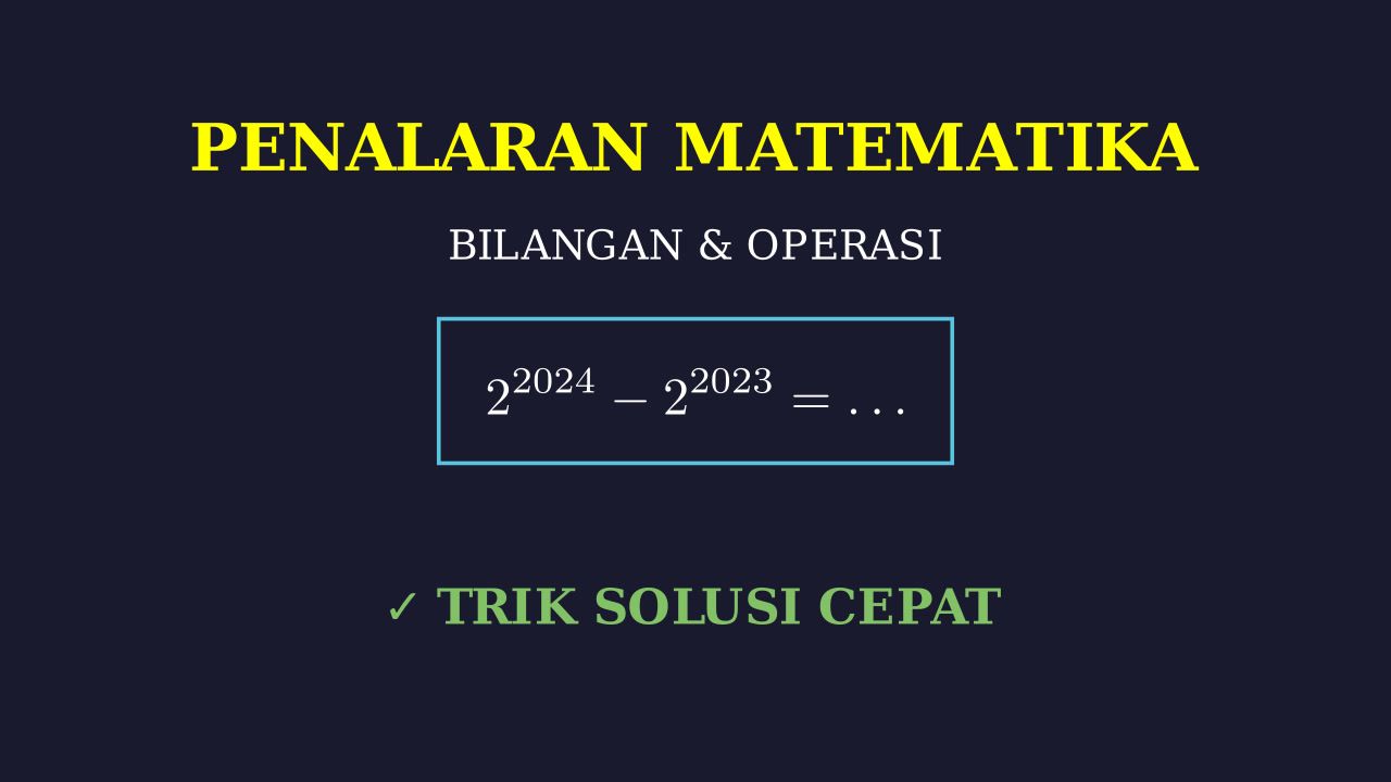 Penyelesaian Soal Matematika