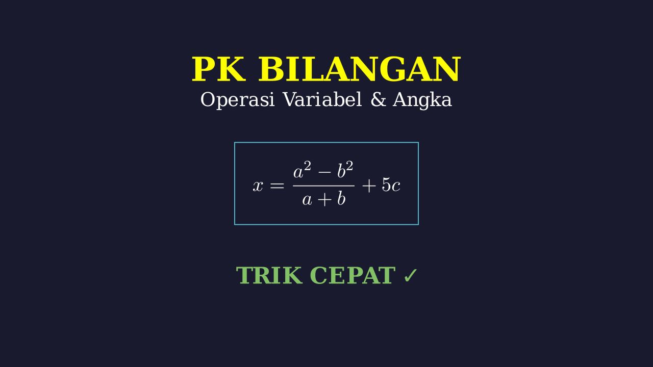 Menghitung Perubahan Variabel