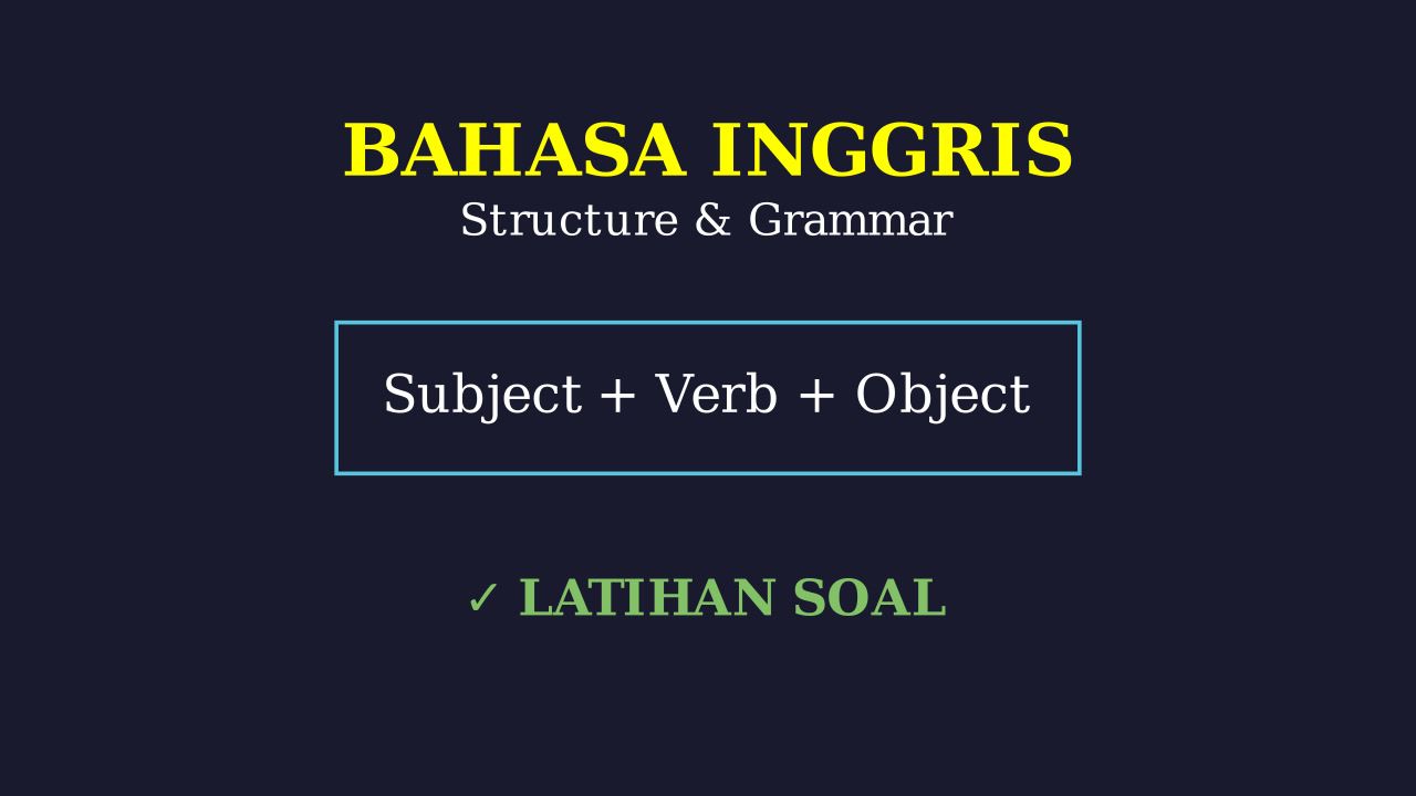 Belajar Bahasa Inggris