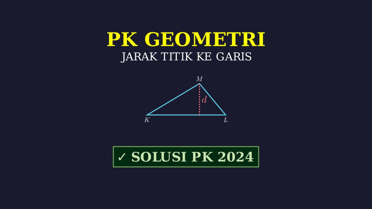 Jarak Titik ke Garis