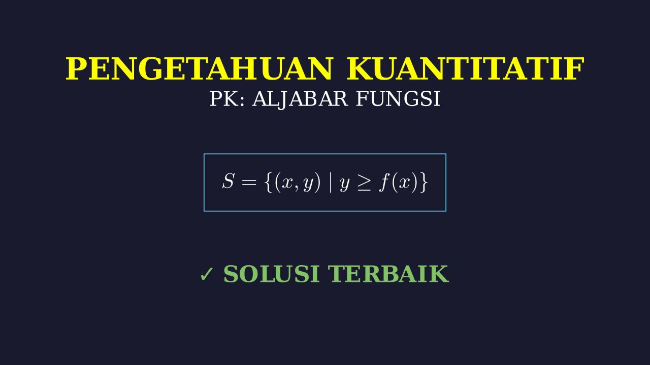 Menentukan Daerah S Bidang Kartesius
