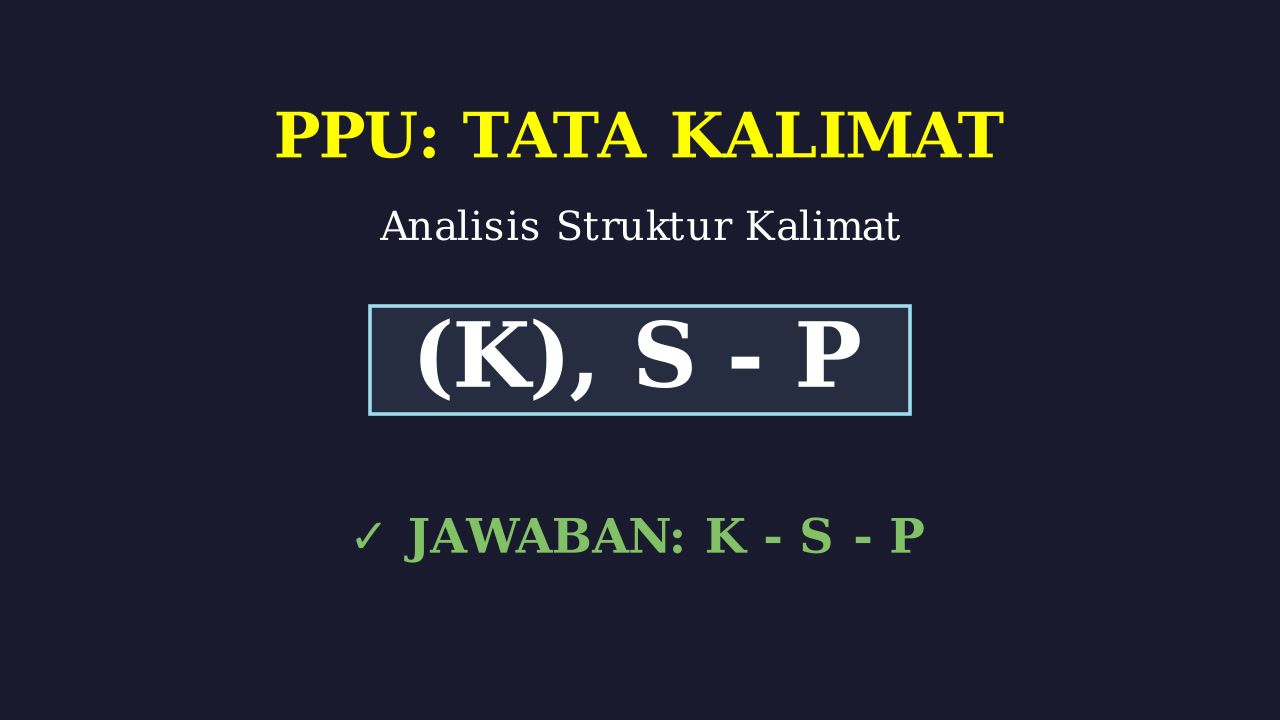 Analisis Pola Kalimat: Pajak Mesir Kuno