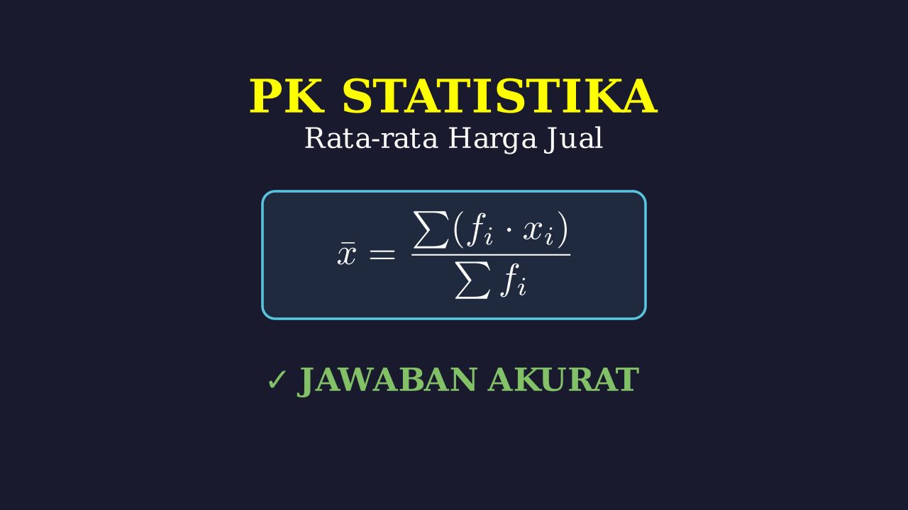 Menghitung Rata-rata Harga Jual Ponsel