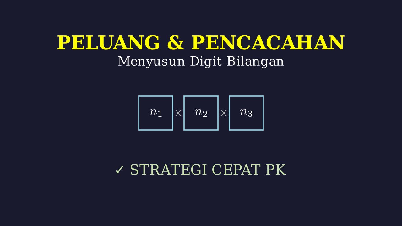 Aturan Pencacahan: Menyusun Angka