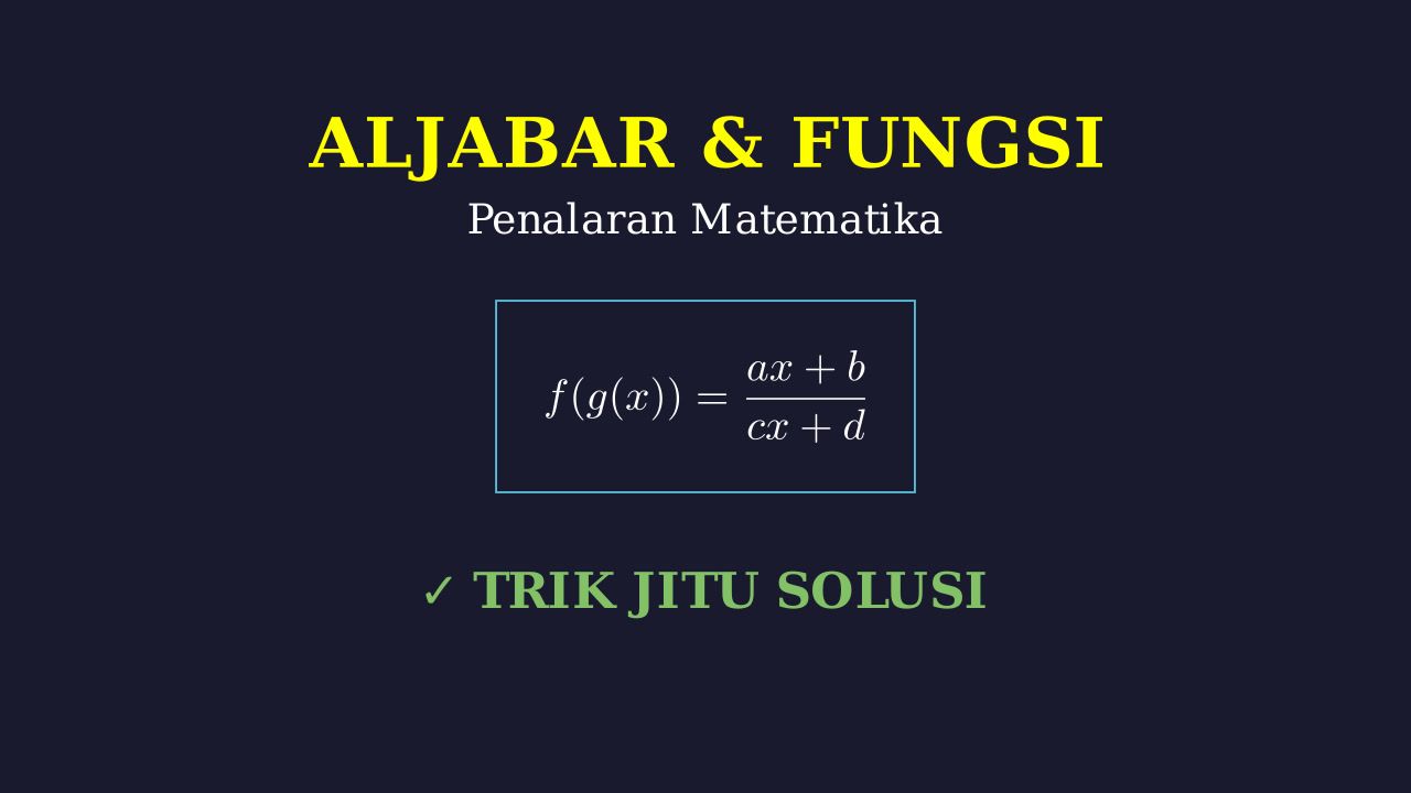 Analisis dan Strategi Penyelesaian Soal