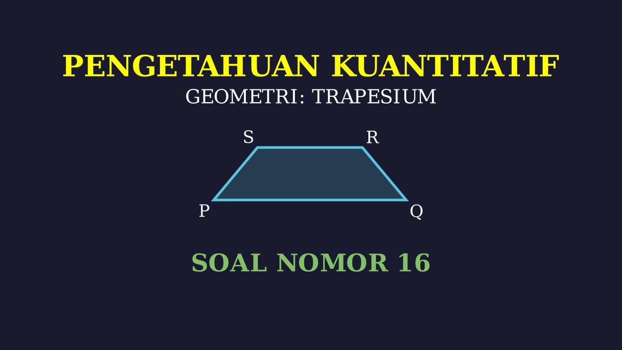 Geometri Trapesium: Rangka Panggung