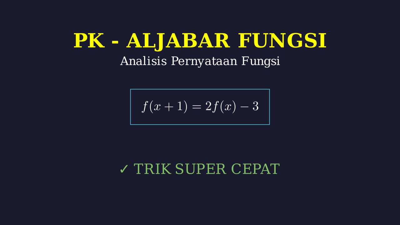 Analisis Pernyataan Fungsi