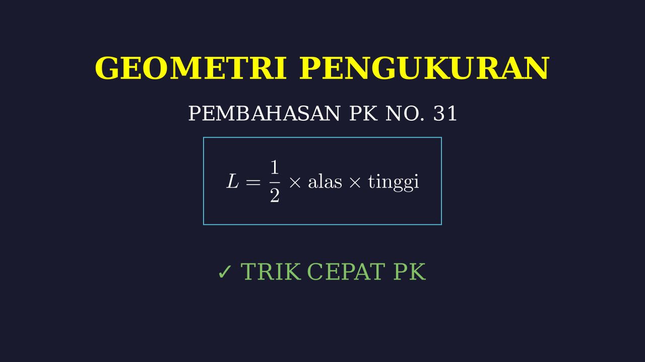 Pembahasan Soal Nomor 31