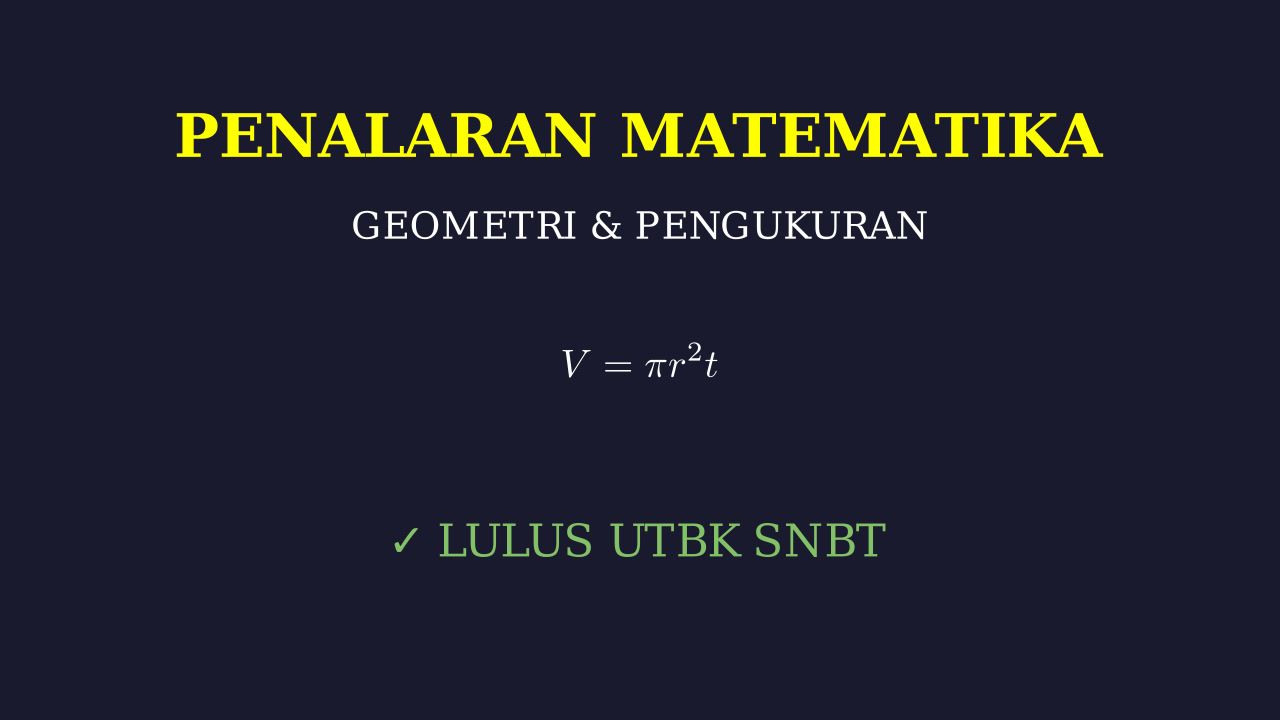 Pembahasan Soal Penalaran Matematika