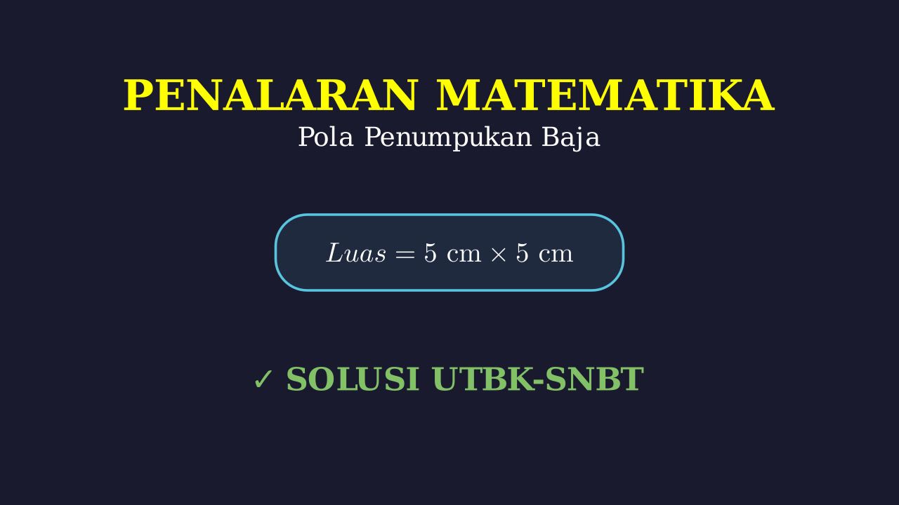 Menghitung Tumpukan Baja Ringan