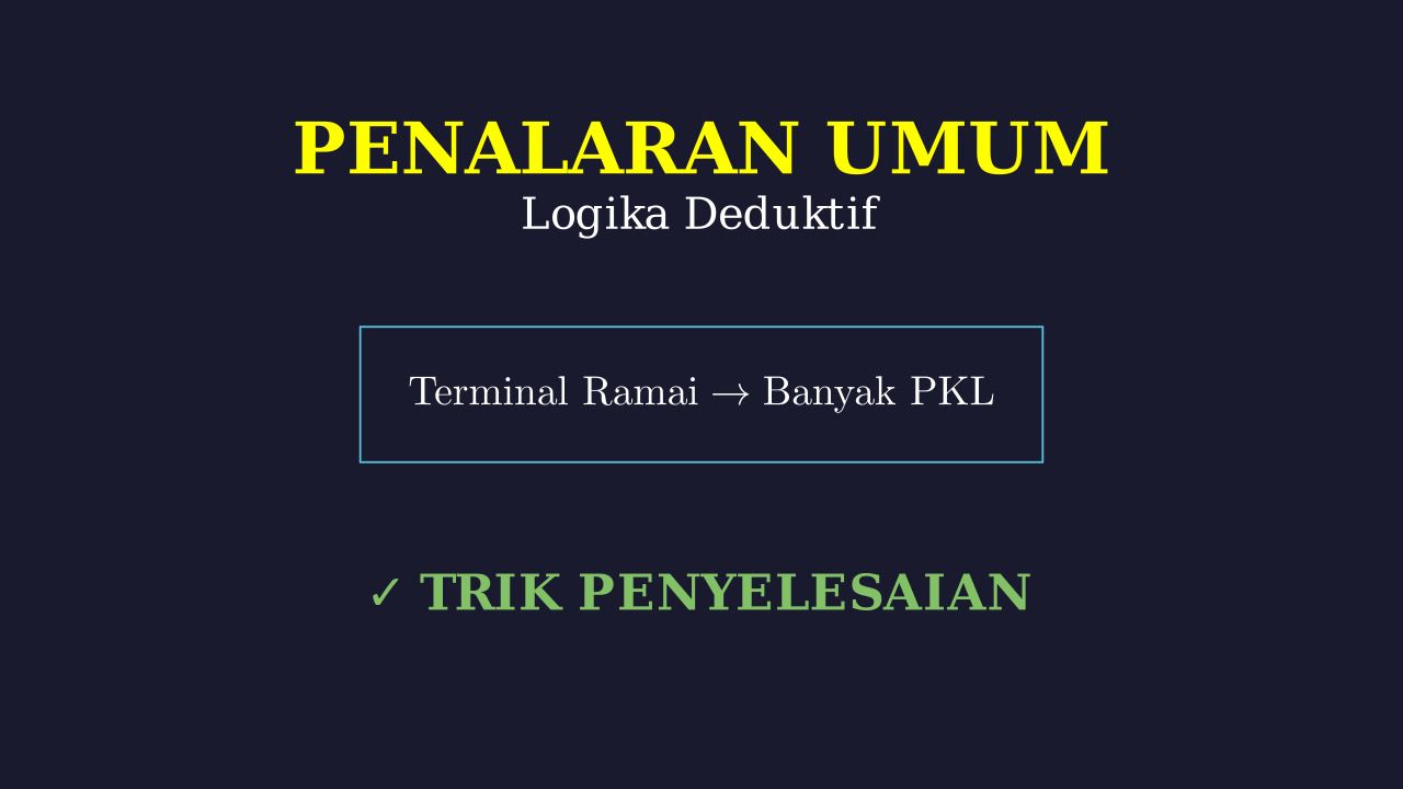 Penalaran Logis: Kondisi Terminal
