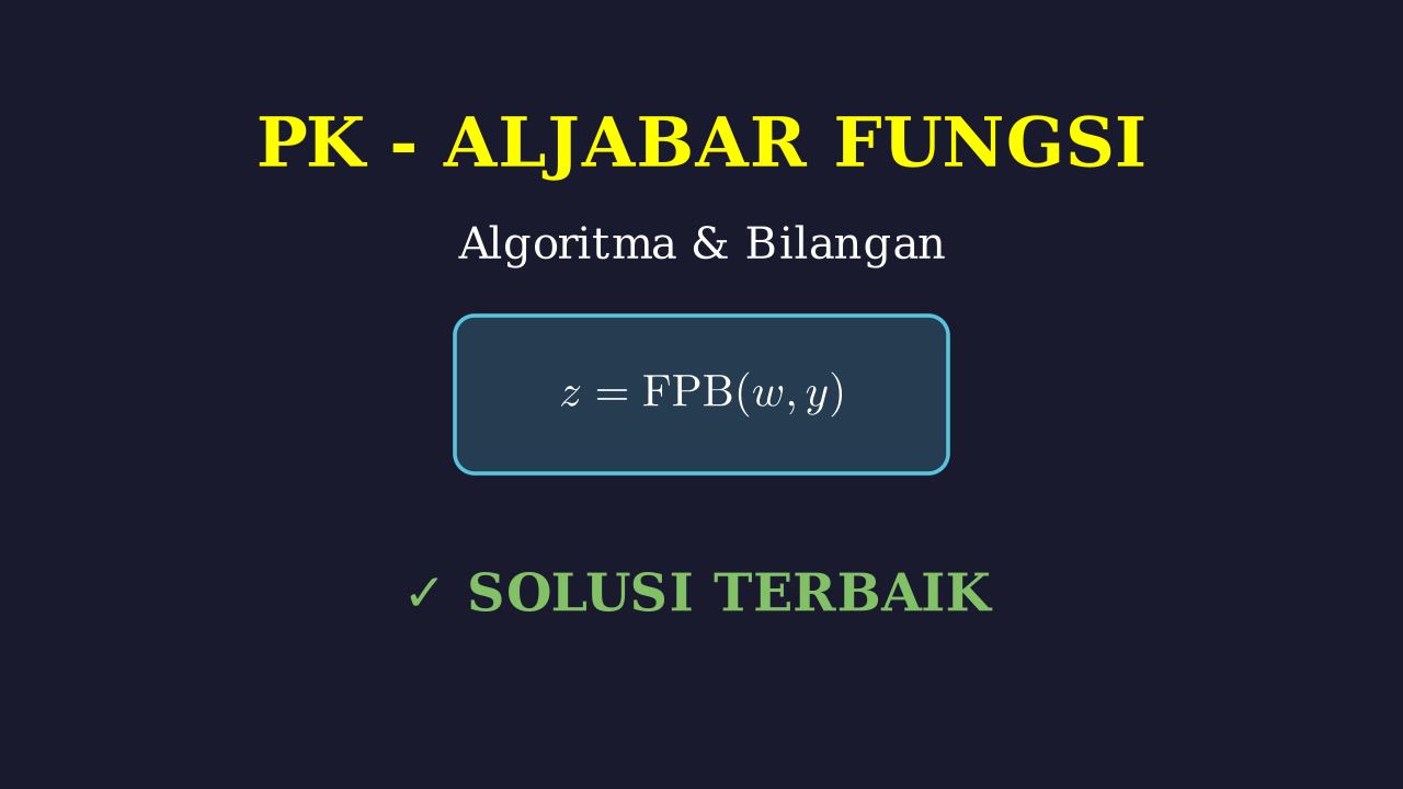 Algoritma Diagram: FPB Bilangan Bulat