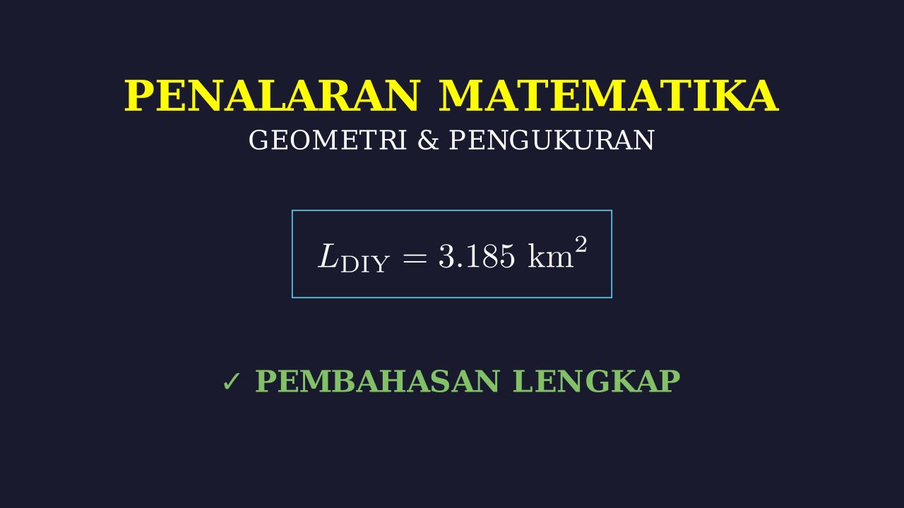Luas Wilayah Provinsi DIY