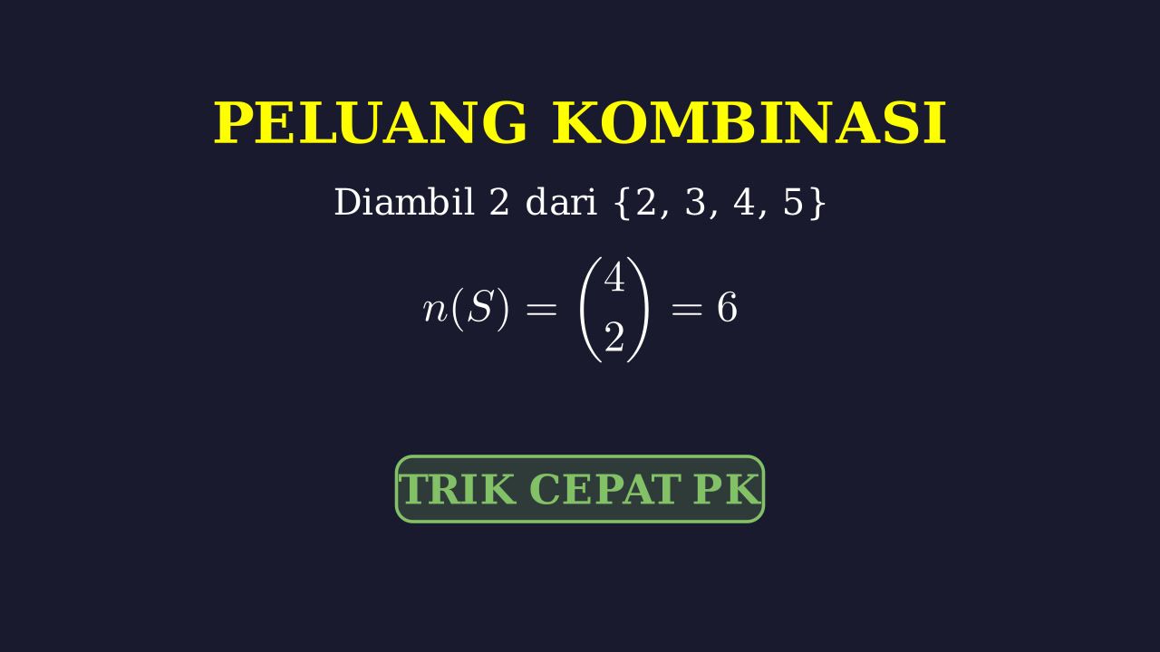 Peluang: Kombinasi Sederhana