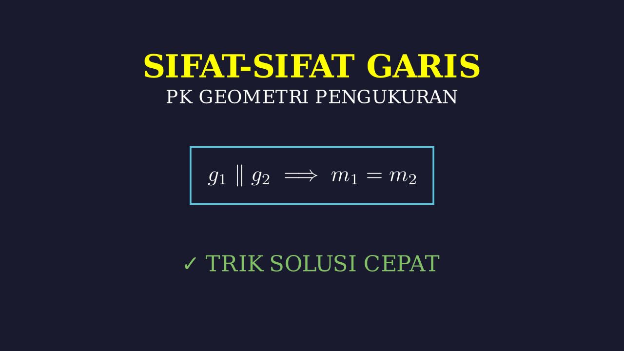 Visualisasi Sifat-sifat Garis