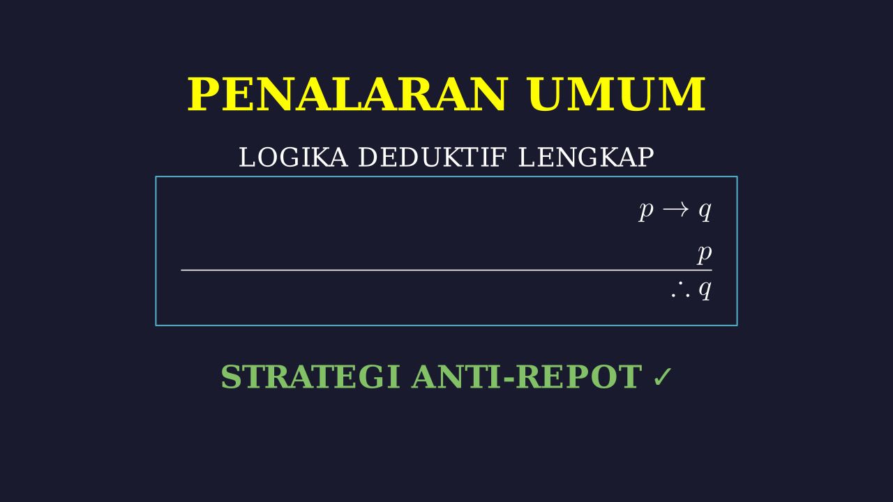 Panduan Lengkap Materi Penalaran Umum