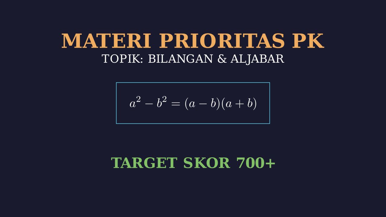 Materi Prioritas PK & PM