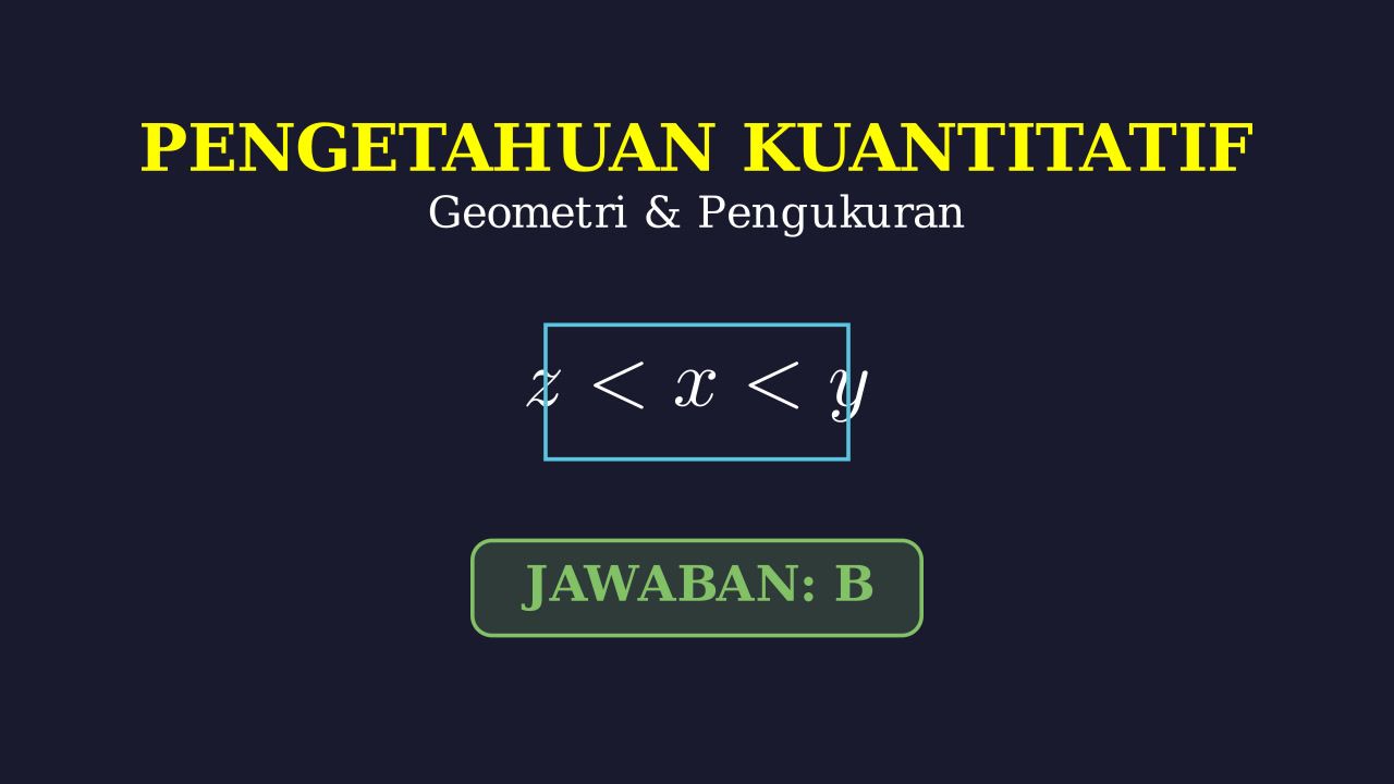 Membandingkan Nilai x, y, dan z