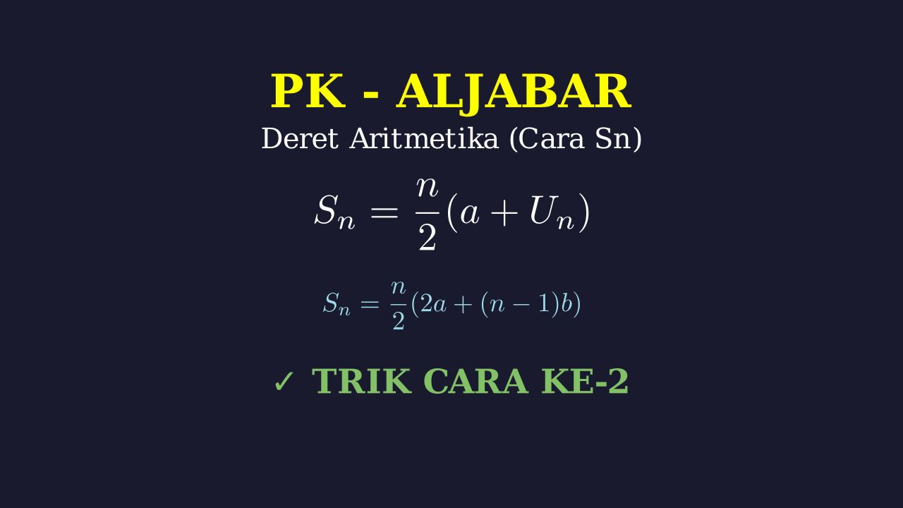 Menghitung Sn: Metode Kedua