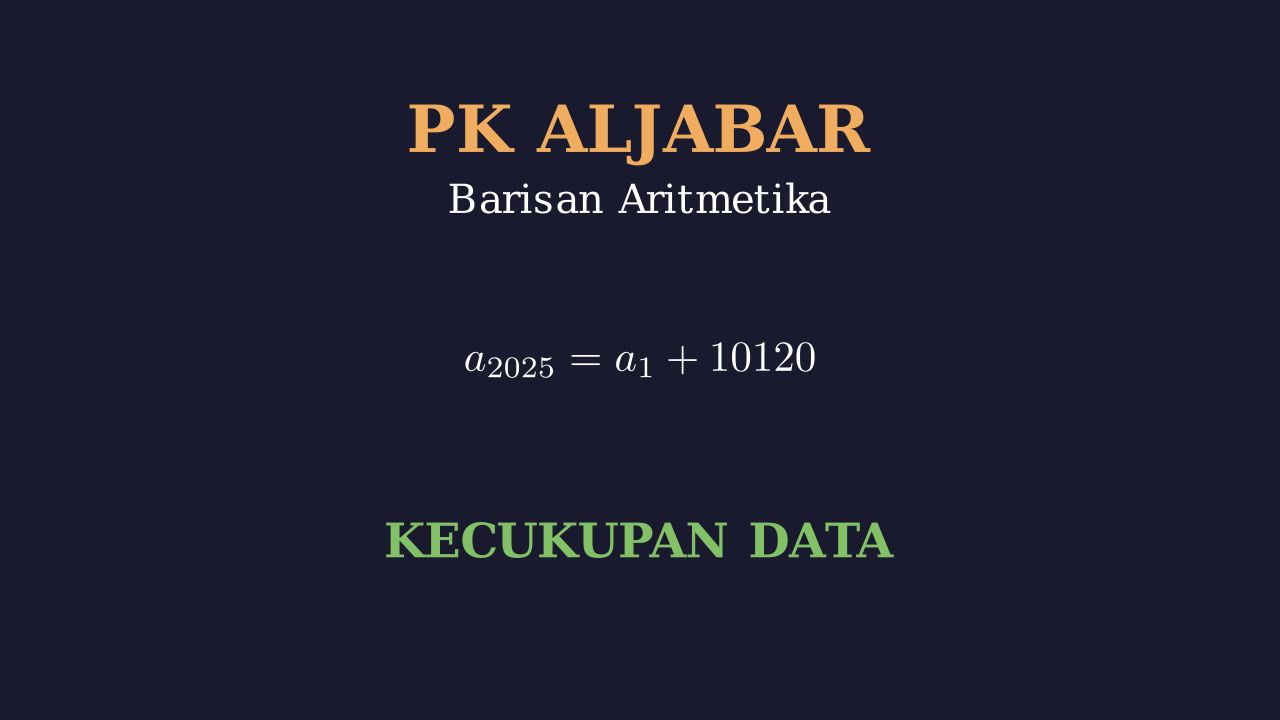 Barisan Aritmatika: Menentukan Suku Genap