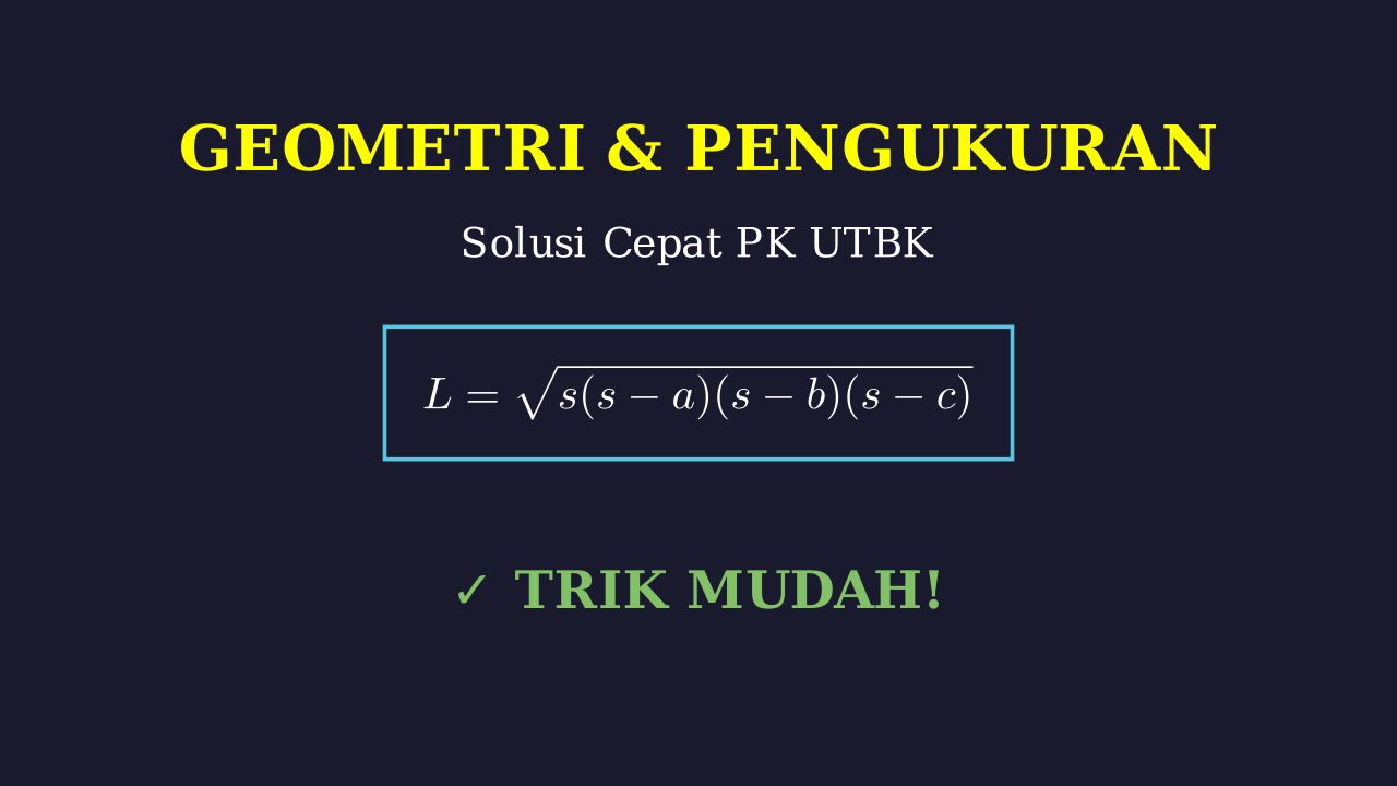 Langkah Menyelesaikan Soal Geometri