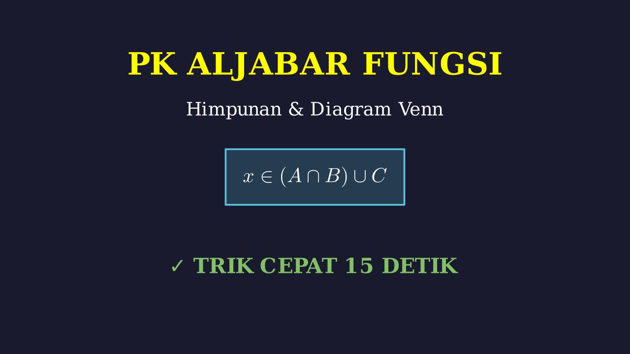 Cara Membuat Diagram Venn