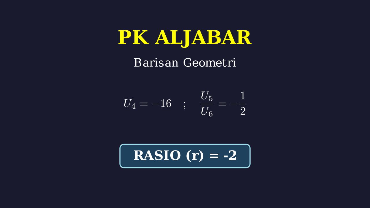Barisan Geometri: Mencari Rasio dan Suku