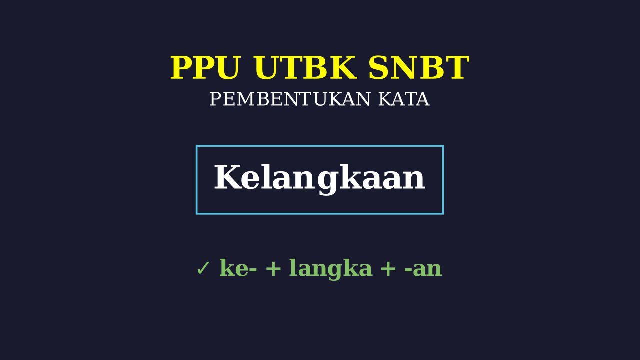 Kelangkaan: Masalah Ekonomi