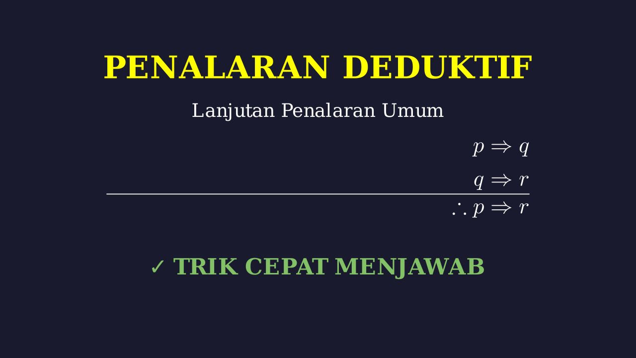 Penalaran Umum Lanjutan