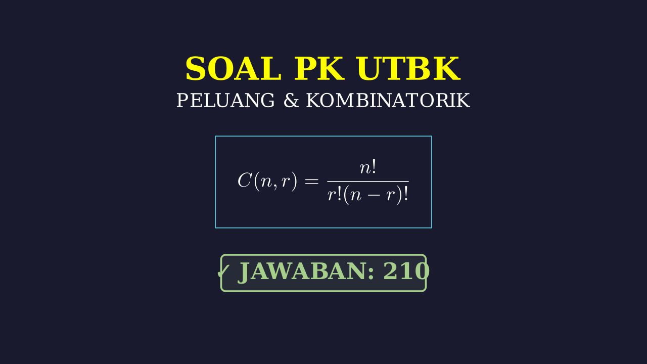 Kombinatorik: Dasar Pencacahan