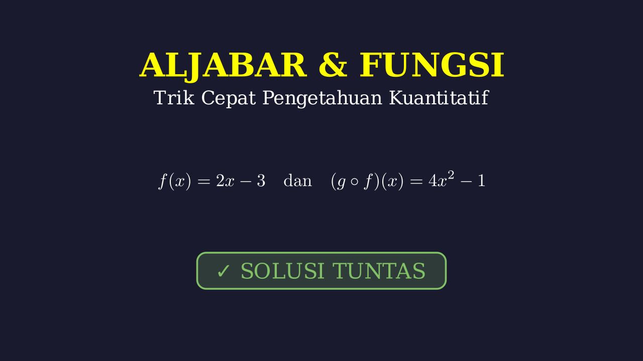 Langkah Penyelesaian Soal