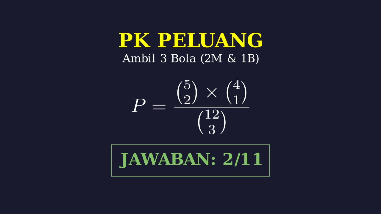 Peluang: Soal Pengambilan Bola Berwarna