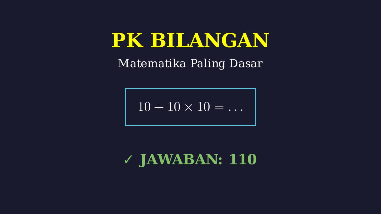 Fondasi Dasar Matematika