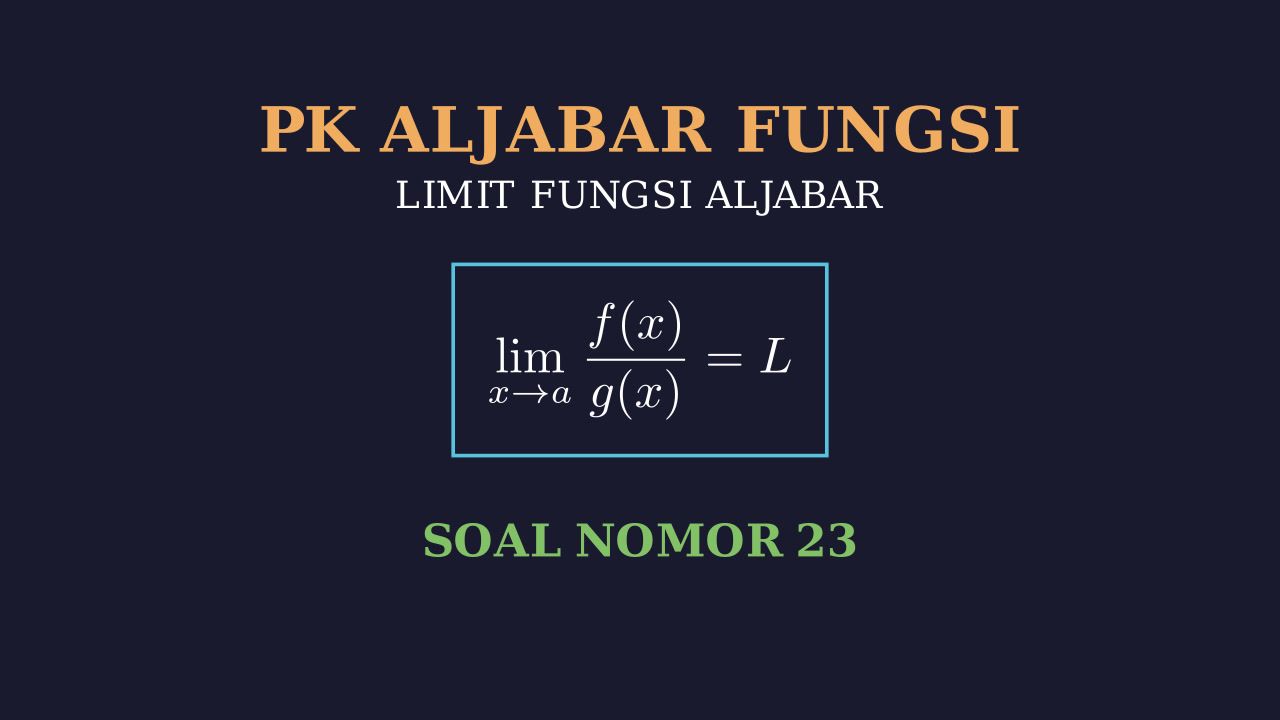 Menghitung Nilai Limit