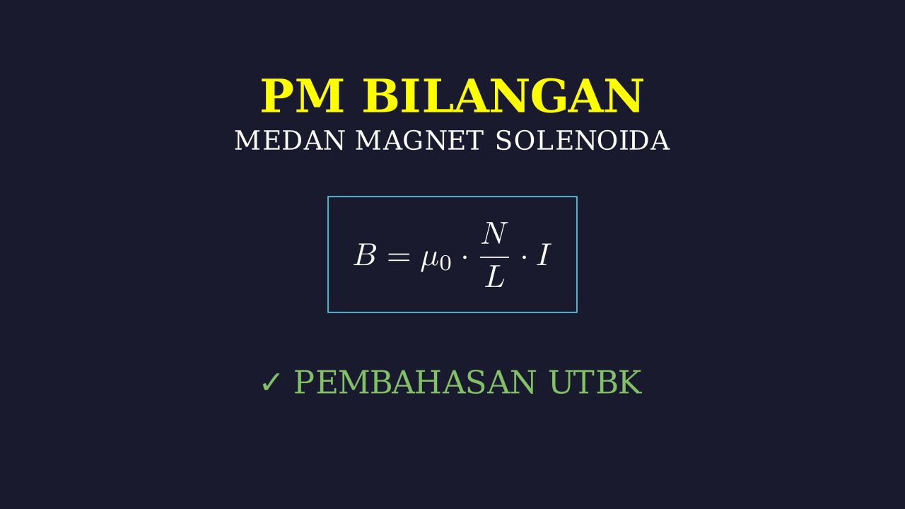 Medan Magnet Solenoida