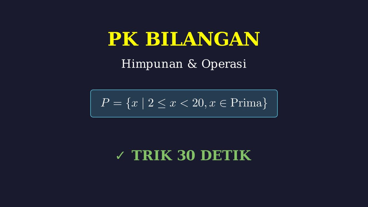 Menentukan Anggota Himpunan P, Q, dan R