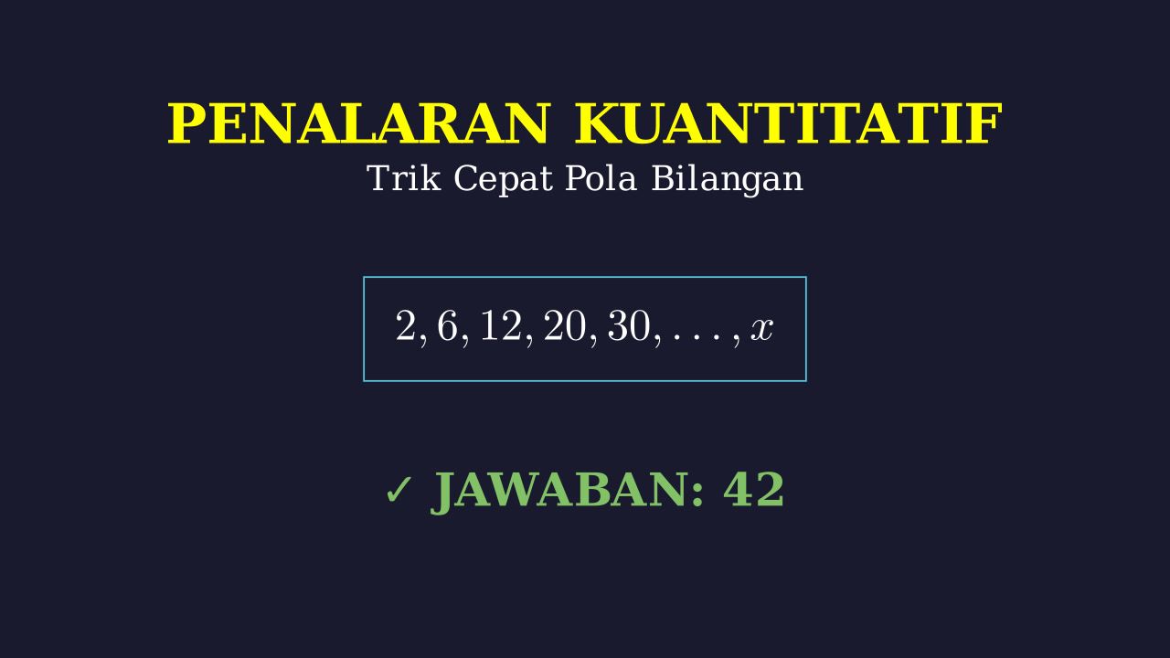 Penalaran Kuantitatif: Logika Angka
