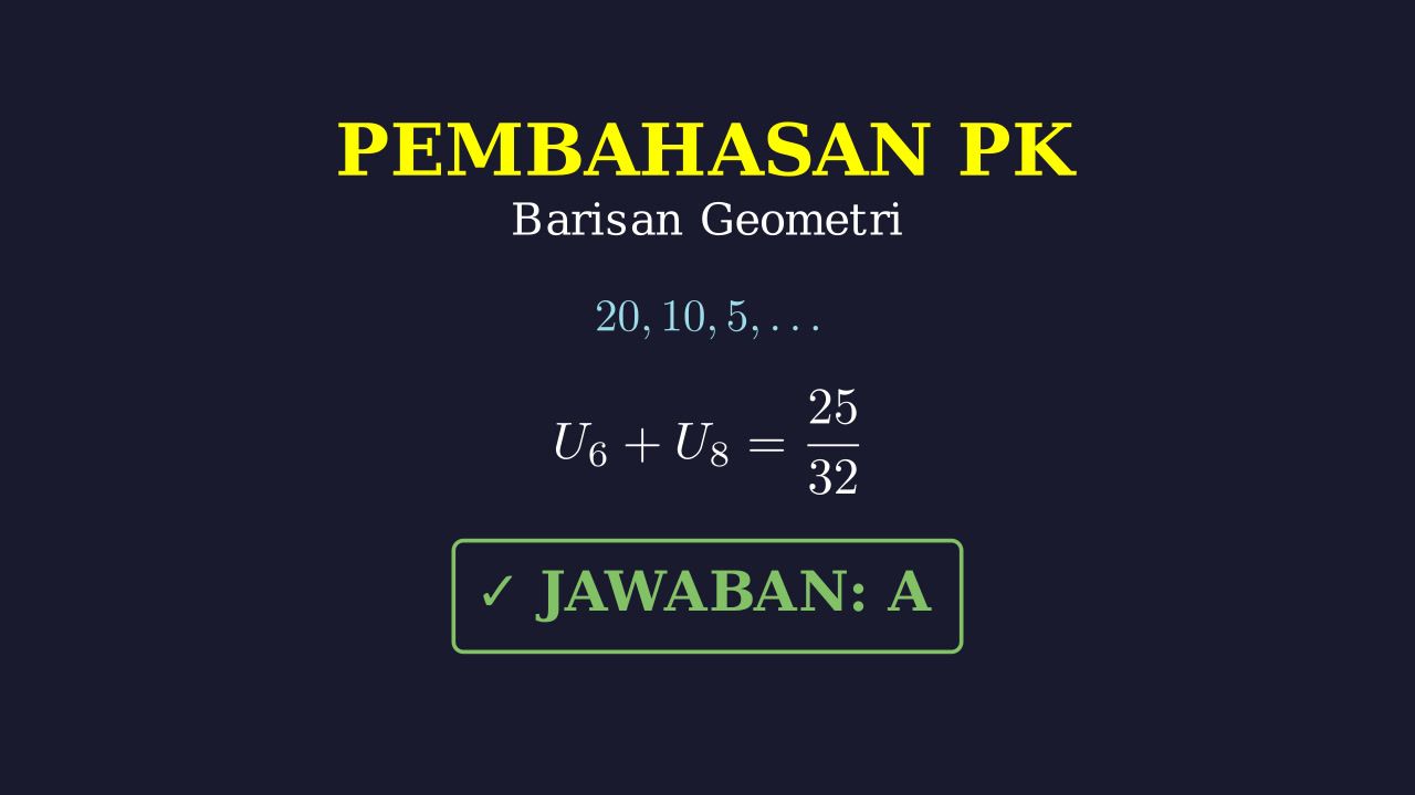 Barisan Geometri: Menghitung Jumlah Suku