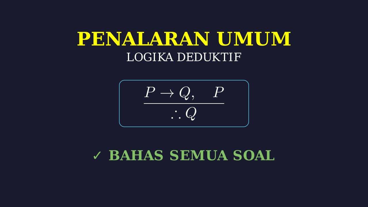 Pembahasan Lengkap Semua Soal