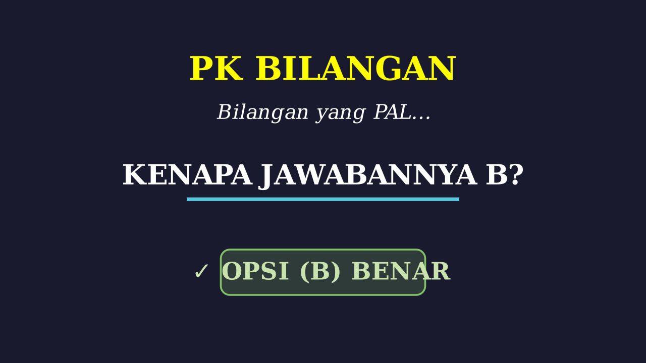 Analisis Jawaban B: Soal Bilangan